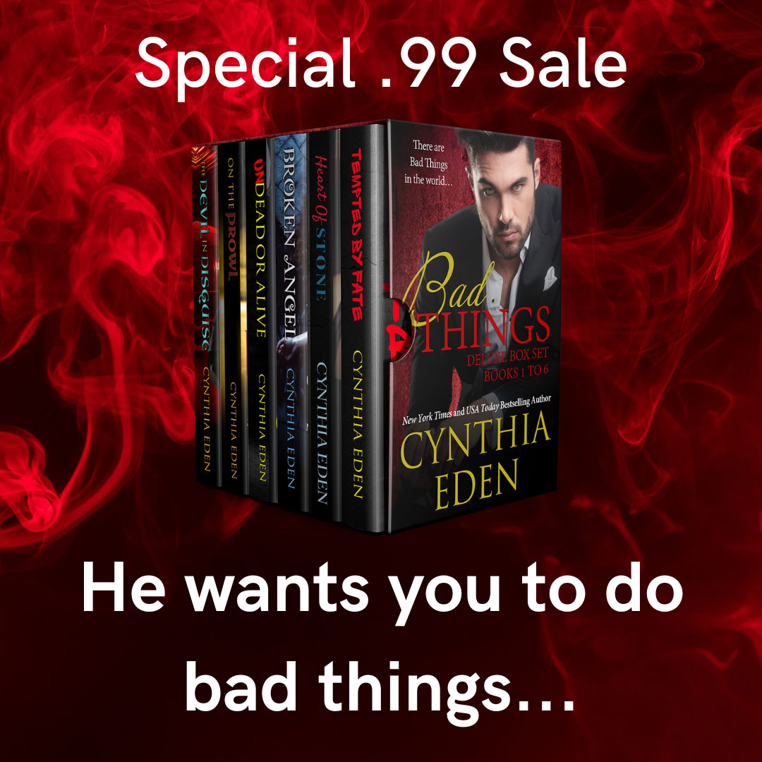 Special $.99 sale. He wants you to do bad things...