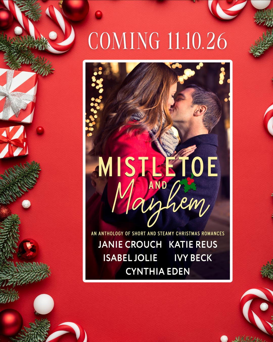 Coming 11/10/26. Mistletoe and Mayhem