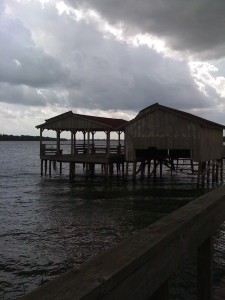 Abandoned boat house, Lake St. John, Louisiana